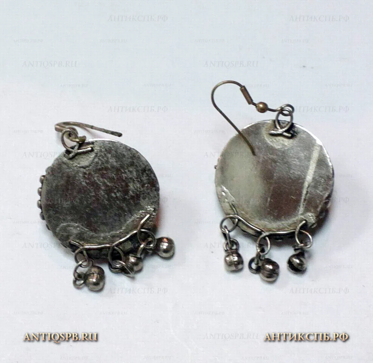 Серьги винтажные. Вт. пол ХХ века. №17821